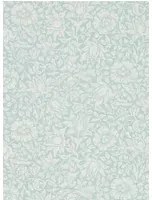 Morris & Co Carta da parati Mallow - Chalk/ Duck Egg