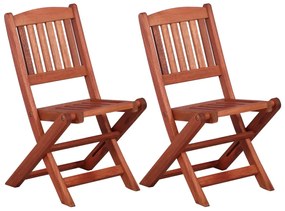 Set da bistrot per esterni per bambini 3 pz legno di eucalipto