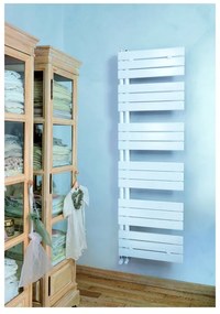 Scaldasalviette ad acqua calda DE'LONGHI MADEIRA bianco, L 50 x H 110 cm