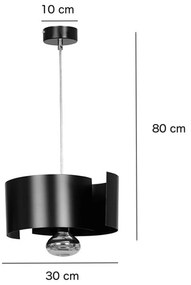 Lampada a Sospensione VIXON 1 White o Black