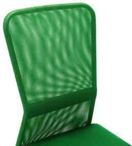 Sedia da ufficio verde 44x52x100 cm in tessuto a rete