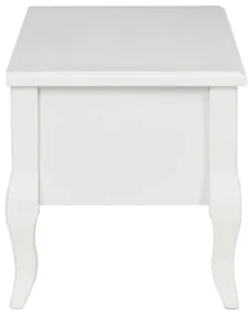 280048  mobile porta tv bianco 100x35x35 cm in legno