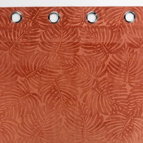 Tenda in velluto color mattone 140x240 cm Analia - douceur d'intérieur