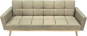 Divano Letto Con Cuscini 213X84X84Cm Cocoon Beige-2