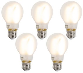 Set di 5 Lampadine LED Smart E27 dimmerabili A60 Opaco 7W 806lm 2700-6500K