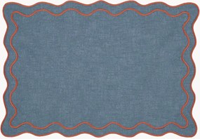 Tovaglietta americana con bordo ricamato Beja