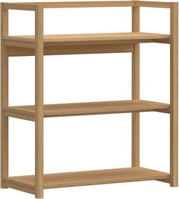 Libreria in colore naturale con effetto rovere 80x93x40 cm Ludza - Actona