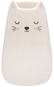 Vaso in dolomia crema (altezza 10,5 cm) Cat - Sass &amp; Belle