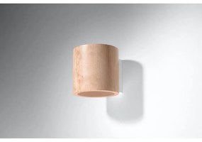 Lampada da parete in legno Roda - Sollux