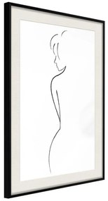 Poster  Silhouette  Cornice Quadri Cornice nera con pass-partout, Larghezza x Altezza Home decor 20x30