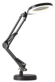 Lampada da tavolo LED dimmerabile con una lente d'ingrandimento 2in1 AURIQ LOUPE LED/10W/5V 3000/4000/6500K nero