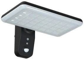 Lampada solare da parete LED con sensore 15W 3,2V 4000K/6000K IP65 nera