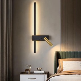 Lampada da parete APP1439-W RIGHT BLACK  GOLD