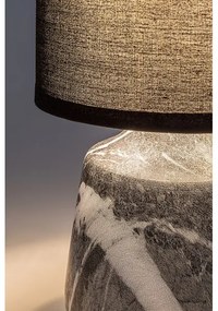 Rabalux 74066 - Lampada da tavolo NALISA 1xE14/40W/230V nero con effetto marmo