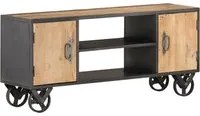 Mobile Porta TV 110x30x49cm in Legno Massello di Recupero cod mxl 64888