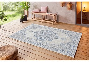 Tappeto da esterno blu e crema , 200 x 290 cm Tilos - NORTHRUGS