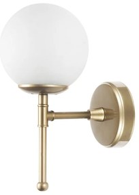 Lampada da parete color oro, altezza 35 cm Kruva - Squid Lighting