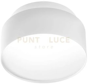 Gfa1072- faretto in alluminio d.14cm bianco satinato 2 luci led 300...