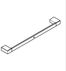 GROHE 40767000 - Porta asciugamani SELECTION CUBE 500 mm cromo lucido