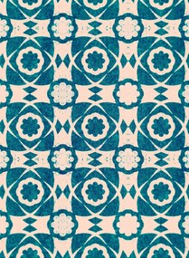 Mindthegap Carta da parati Aegean Tiles - red