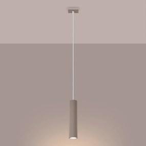 Brilagi - Lampada a sospensione LED su cavo CRESTO 1xGU10/10W/230V taupe