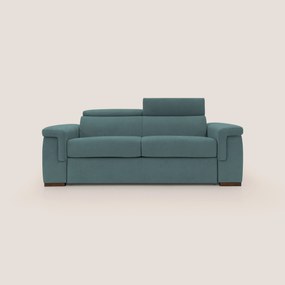 Giunone divano letto con materasso alto 18 cm e poggiatesta reclinabili in tessuto impermeabile T02
