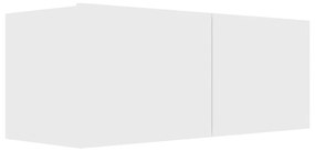 Mobile Porta TV Bianco 80x30x30 cm in Legno Multistrato