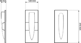 Segnapasso da Incasso GU11 a Goccia in Gesso Pitturabile