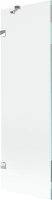 Mexen Lunar paravento da bagno a 1 anta 60 x 150 cm, trasparente, cromato - 897-060-000-01-00