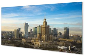 Pannello paraschizzi cucina Varsavia Panorama dei grattacieli 100x50 cm
