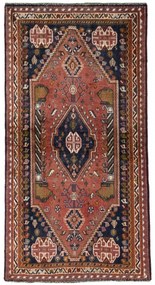 Shiraz Tappeto 100 x 190 Rosso (Iran) Annodato A Mano