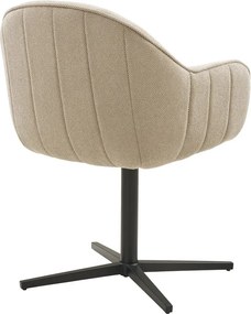 Set di sedie da pranzo grigio chiaro in imbottito con braccioli 2 pz Tamera – House Nordic