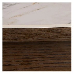 Tavolo da pranzo rotondo con piano in ceramica allungabile ø 120 cm Southampton – Actona