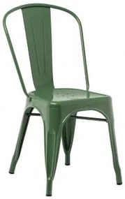 Confezione da 4 sedie impilabili LIX Verde Felce - Sklum