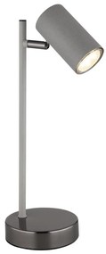 Globo 57911TS - Lampada da tavolo ROBBY 1xGU10/5W/230V grigio/antracite
