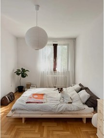 Letto matrimoniale in legno di pino con griglia 180x200 cm Japan - Karup Design