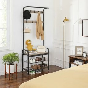 Appendiabiti da terra NAVOR marrone/nero