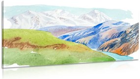 Quadro su tela – Scenografia montana estiva