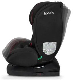 Lionelo - Seggiolino auto BASTIAAN i-Dimensioni 40-150 cm nero/rosso