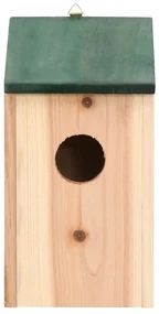 Casette per Uccelli 4 pz in Legno 12x12x22 cm