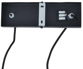 Lampada a sospensione moderna nera a 6 luci - Jeana Straight