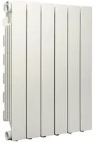Radiatore acqua calda PRODIGE Modern in alluminio, 6 elementi interasse 60 cm, bianco