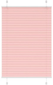Tenda Plissettata Rosa 95x100 Cm Larghezza Tessuto 94,4 Cm /
