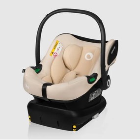 Lionelo - Seggiolino auto ASTRID i-Dimensioni 40-87 cm beige