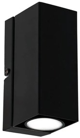 Applique WALL 1xGU10/8W/230V nero