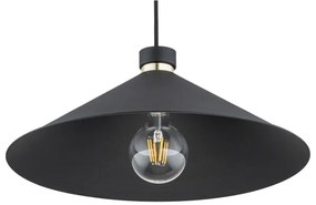 Argon 4695 - Lampadario su corda NASHVILLE 1xE27/15W/230V nero