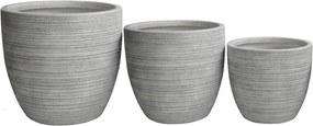 NURIA - set di 3 vasi