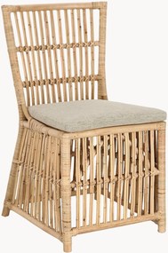 Sedia in rattan con cuscino Elvas