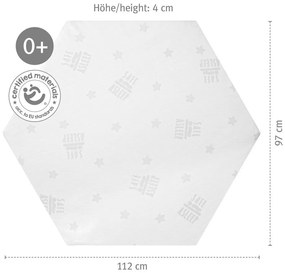 Materasso per bambini in schiuma sfoderabile 99x114 cm Safe Asleep® – Roba