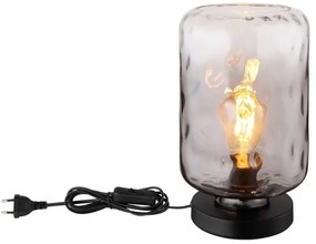 Globo 16046TS - Lampada da tavolo DARINA 1xE27/60W/230V grigio